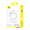 Baseus Earphone Encok HZ19 Wired with Microphone White EU (A00182301213-00)