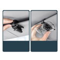 Baseus Car Tool Platinum Vehicle eyewear clip (Clamping type) Silver (ACYJN-B0S)