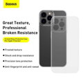 Baseus iPhone 13 Pro case Frosted Glass Protective Transparent (ARWS000102)