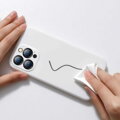 Baseus iPhone 13 Pro Max case Liquid Silica Gel Protective White (ARYT000502)