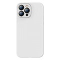 Baseus iPhone 13 Pro Max case Liquid Silica Gel Protective White (ARYT000502)