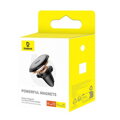 Baseus Car Mount Magnetic Car Phone Holder 360 Degree with Cable clip, Black/ Rosegold (C40141201G13-00)