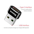 Baseus Converter USB Male To Type-C Female Black (CAAOTG-01)