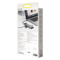 Baseus HUB Metal Gleam Series 11-in-1 Multifunctional (Type-C to 3xUSB3.2/PD 100W/3,5 mm Jack/VGA Full HD 60Hz/2xHDMI 4K/TF+SD card/ RJ45) Space Gray (CAHUB-CT0G)