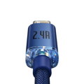 Baseus Lightning Crystal Shine Cable Series Fast Charging Data Cable 2.4A 1.2m Blue (CAJY000003)