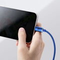 Baseus Lightning Crystal Shine Cable Series Fast Charging Data Cable 2.4A 1.2m Blue (CAJY000003)