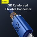 Baseus Lightning Crystal Shine Cable Series Fast Charging Data Cable 2.4A 1.2m Blue (CAJY000003)