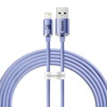 Baseus Lightning Crystal Shine Cable Series Fast Charging Data Cable 2.4A 2m Purple (CAJY000105)