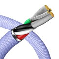 Baseus Lightning Crystal Shine Cable Series Fast Charging Data Cable 2.4A 2m Purple (CAJY000105)