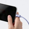 Baseus Lightning Crystal Shine Cable Series Fast Charging Data Cable 2.4A 2m Purple (CAJY000105)