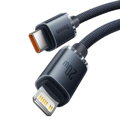 Baseus Type-C - Lightning cable, Crystal Shine Series Fast Charging Data Cable 20W 1.2m Black (CAJY000201)
