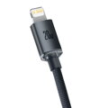 Baseus Type-C - Lightning cable, Crystal Shine Series Fast Charging Data Cable 20W 1.2m Black (CAJY000201)