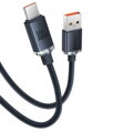 Baseus Type-C Crystal Shine series fast charging data cable 100W 2m Black (CAJY000501)