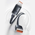 Baseus Type-C Crystal Shine series fast charging data cable 100W 2m Black (CAJY000501)