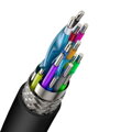 Baseus Video Cable High definition Series HDMI To HDMI 4K 60 Hz, 3D HDR, 18 Gbps, 1m Black (CAKGQ-A01)