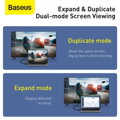 Baseus Video Cable High definition Series HDMI To HDMI 4K 60 Hz, 3D HDR, 18 Gbps, 1m Black (CAKGQ-A01)