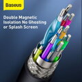 Baseus Video Cable High definition Series HDMI To HDMI 4K 60 Hz, 3D HDR, 18 Gbps, 1m Black (CAKGQ-A01)
