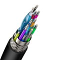 Baseus Video Cable High definition Series HDMI To HDMI 4K 30 Hz, 3D HDR, 18 Gbps, 8 m black (CAKGQ-E01)