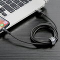 Baseus Lightning Cafule Cable 2.4A 0.5m Gray + Black (CALKLF-AG1)