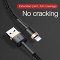 Baseus Lightning Cafule Cable 1.5A 2m Gold + Black (CALKLF-CV1)