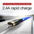 Baseus Lightning Cafule Cable 1.5A 2m Gold + Black (CALKLF-CV1)
