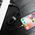 Baseus Lightning Cafule Cable 1.5A 2m Gold + Black (CALKLF-CV1)