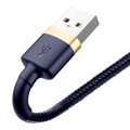 Baseus Lightning Cafule Cable QC 3.0, 1.5A, 2m Blue (CALKLF-CV3)