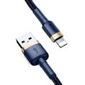 Baseus Lightning Cafule Cable QC 3.0, 1.5A, 2m Blue (CALKLF-CV3)