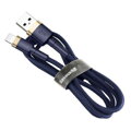 Baseus Lightning Cafule Cable QC 3.0, 1.5A, 2m Blue (CALKLF-CV3)