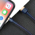 Baseus Lightning Cafule Cable QC 3.0, 1.5A, 2m Blue (CALKLF-CV3)