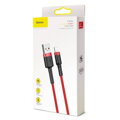 Baseus Lightning Cafule Cable 2A, 3m Red/ Black (CALKLF-R09)