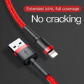 Baseus Lightning Cafule Cable 2A, 3m Red/ Black (CALKLF-R09)