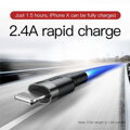 Baseus Lightning Cafule Cable, 2A, 3m Gray/Black (CALKLF-RG1)