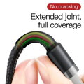 Baseus Lightning Cafule Cable, 2A, 3m Gray/Black (CALKLF-RG1)