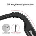 Baseus Lightning Fish eye Spring Data Cable 2A 1m Black (CALSR-01)