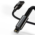 Baseus Lightning Tungsten series cable 2.4A, 1m Black (CALWJ-01)