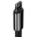 Baseus Lightning Tungsten series cable 2.4A, 1m Black (CALWJ-01)