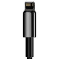Baseus Lightning Tungsten series cable 2.4A, 1m Black (CALWJ-01)