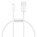 Baseus Lightning Superior Series cable, Fast Charging, Data 2.4A, 0.25m White (CALYS-02)