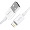 Baseus Lightning Superior Series cable, Fast Charging, Data 2.4A, 0.25m White (CALYS-02)