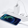 Baseus Lightning Superior Series cable, Fast Charging, Data 2.4A, 0.25m White (CALYS-02)