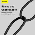 Baseus Lightning Superior Series cable, Fast Charging, Data 2.4A, 1m Black (CALYS-A01)