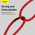 Baseus Lightning Superior Series cable, Fast Charging, Data 2.4A, 1m Red (CALYS-A09)