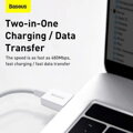 Baseus Lightning Superior Series cable, Fast Charging, Data 2.4A, 2m White (CALYS-C02)
