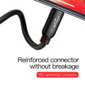 Baseus Cable Three Primary Colors Light/Type-C/Micro Nylon Braid 3.5A 1.2m Black (CAMLT-BSY01)