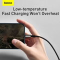 Baseus Universal Tungsten 3-in-1 USB cable (Type C / Lightning / micro USB) 3.5A 1.5m Black (CAMLTWJ-01)