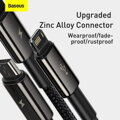 Baseus Universal Tungsten 3-in-1 USB cable (Type C / Lightning / micro USB) 3.5A 1.5m Black (CAMLTWJ-01)