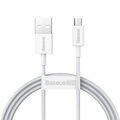 Baseus Micro USB Superior cable, fast charging cable 2A 1m White (CAMYS-02)