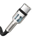 Baseus Type-C - Type-C cable Cafule Series Metal Fast charge/data 100W (20V/5A) 2m Black (CATJK-D01)