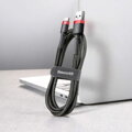 Baseus Type-C Cafule Cable 3A 0.5m Red + Black (CATKLF-A91)